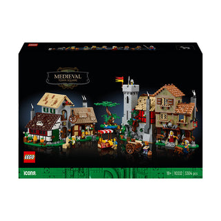 LEGO® ICONS Medieval Town Square History Set for Adults 10332