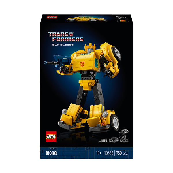 LEGO® ICONS Transformers Bumblebee Model Set for Adults 10338 - SLIGHTLY DAMAGED BOX