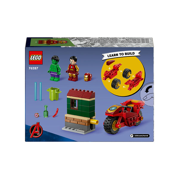 LEGO® Marvel Super Heroes Iron Man with Bike and The Hulk Set 76287