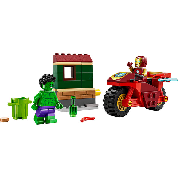 LEGO® Marvel Super Heroes Iron Man with Bike and The Hulk Set 76287