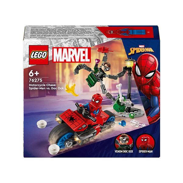 LEGO® Marvel Motorcycle Chase: Spider-Man vs. Doc Ock 76275