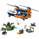 LEGO® City Jungle Explorer Helicopter at Base Camp 60437