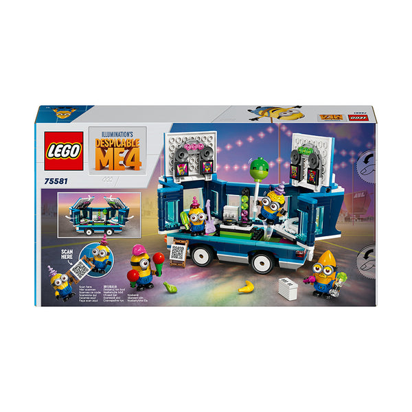 LEGO® Despicable Me 4 Minions’ Music Party Bus Toy Set 75581