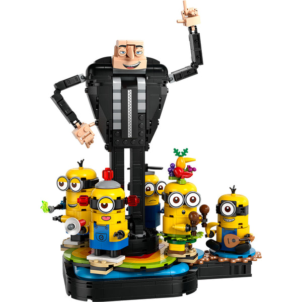 LEGO® Despicable Me 4 Brick-Built Gru and Minions Toy Set 75582