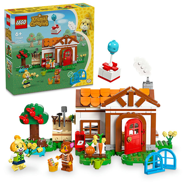 LEGO® Animal Crossing™ Isabelle’s House Visit Toy Set 77049