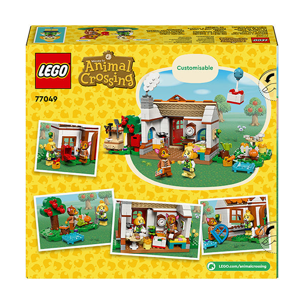 LEGO® Animal Crossing™ Isabelle’s House Visit Toy Set 77049