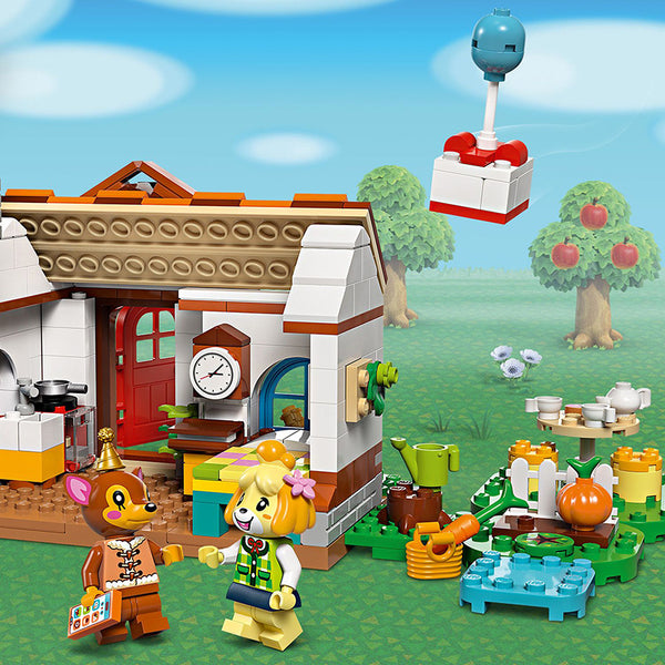 LEGO® Animal Crossing™ Isabelle’s House Visit Toy Set 77049