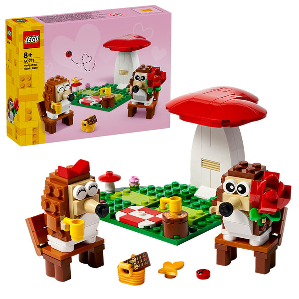 LEGO® Hedgehog Picnic Date Animal Toy Playset 40711