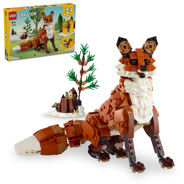 LEGO® Creator 3in1 Forest Animals: Red Fox Building Toy 31154