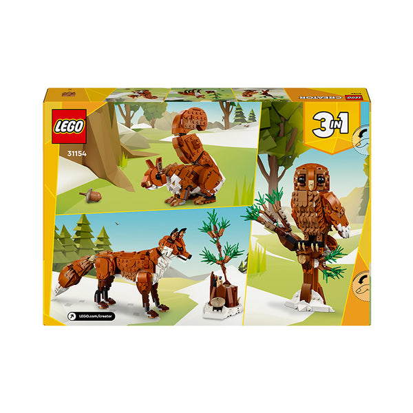 LEGO® Creator 3in1 Forest Animals: Red Fox Building Toy 31154