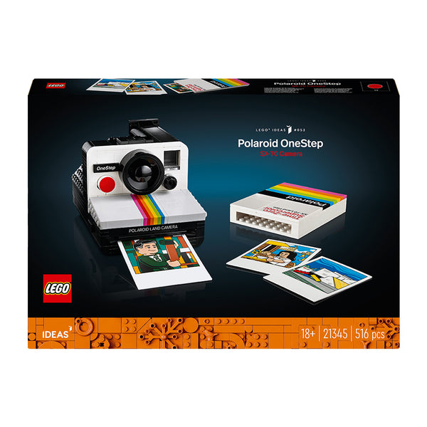 LEGO® Ideas Polaroid OneStep SX-70 Camera Collectible Adults Set 21345