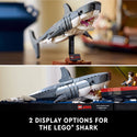 LEGO® Ideas Jaws Set for Adults with Model Shark & Boat 21350