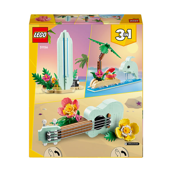 LEGO® Creator 3in1 Tropical Ukulele Toy Instruments Set 31156