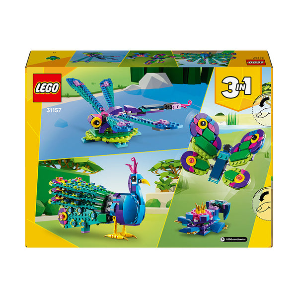 LEGO® Creator 3in1 Exotic Peacock Animal Toys Set 31157