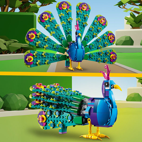 LEGO® Creator 3in1 Exotic Peacock Animal Toys Set 31157