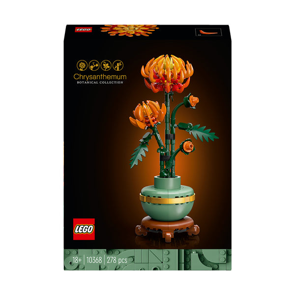 LEGO® ICONS Chrysanthemum Faux Flower Set for Adults 10368 - SLIGHTLY DAMAGED BOX