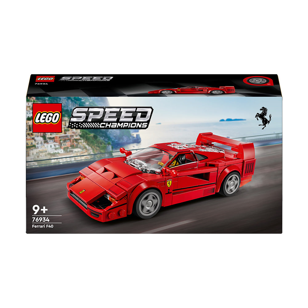 LEGO® Speed Champions Ferrari F40 Supercar Vehicle Toy 76934 | Importatoy