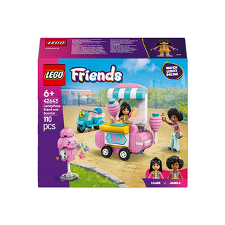 LEGO® Friends Candyfloss Stand and Scooter Toy Pretend-Play Set 42643