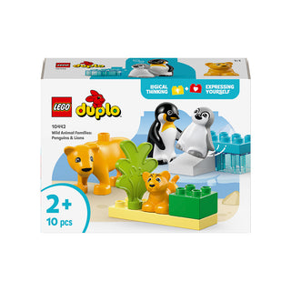 LEGO® DUPLO® Wild Animal Families: Penguins & Lions Set 10442