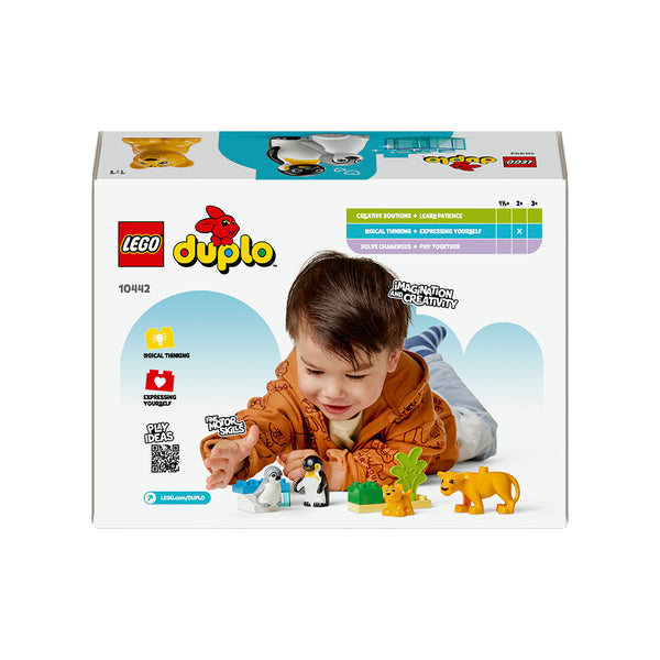 LEGO® DUPLO® Wild Animal Families: Penguins & Lions Set 10442