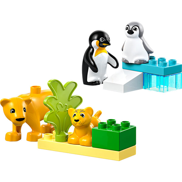 LEGO® DUPLO® Wild Animal Families: Penguins & Lions Set 10442