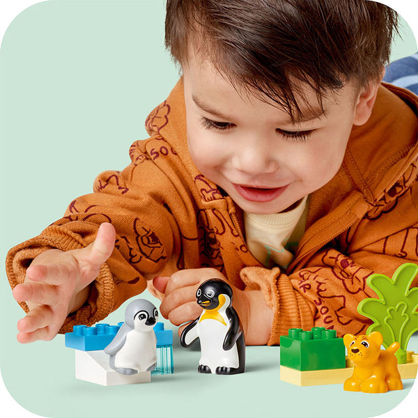 LEGO® DUPLO® Wild Animal Families: Penguins & Lions Set 10442