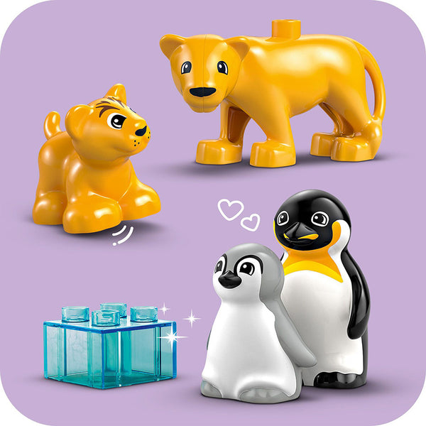 LEGO® DUPLO® Wild Animal Families: Penguins & Lions Set 10442