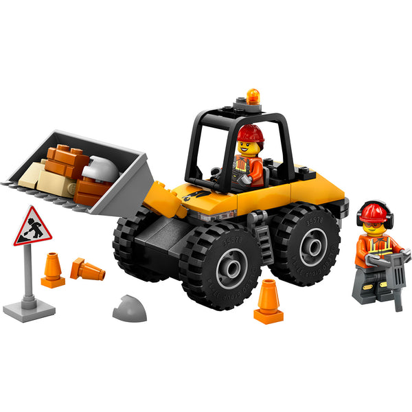 LEGO® City Yellow Construction Wheel Loader Buildable Vehicle Set 60450