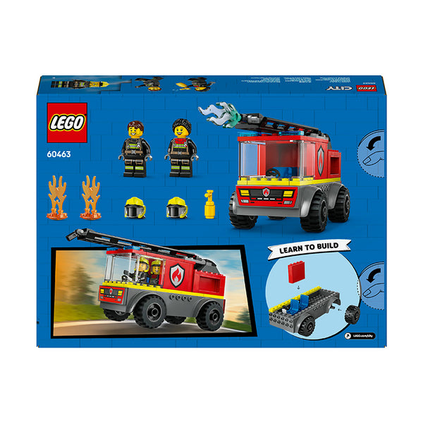 LEGO® City Fire Engine with Ladder, Firefighter Toy 60463