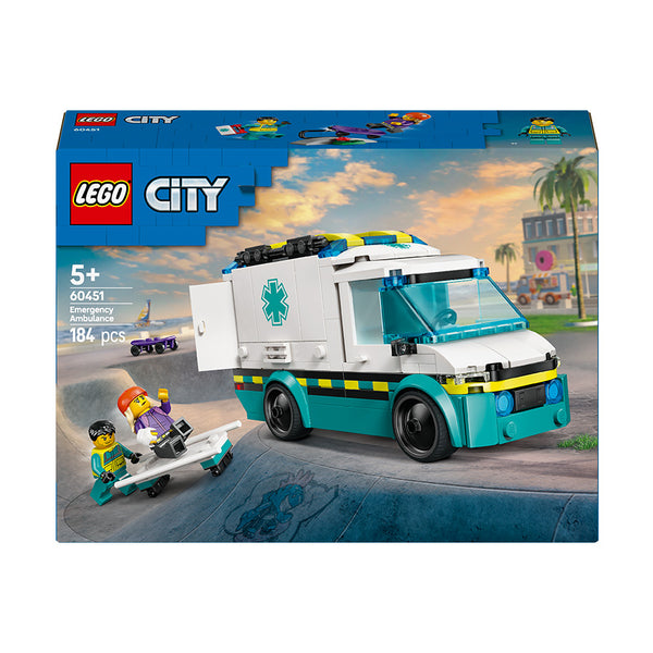 LEGO® City Emergency Ambulance Toy Truck Building Set 60451