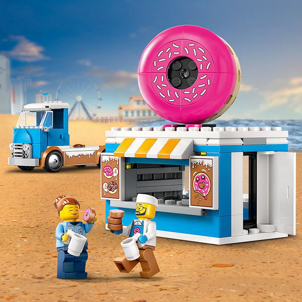 LEGO® City Doughnut Truck Playset Vendor Vehicle Toy 60452