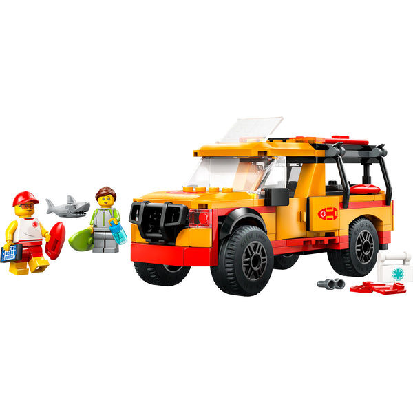 LEGO® City Lifeguard Beach Rescue Truck & Shark Toys 60453