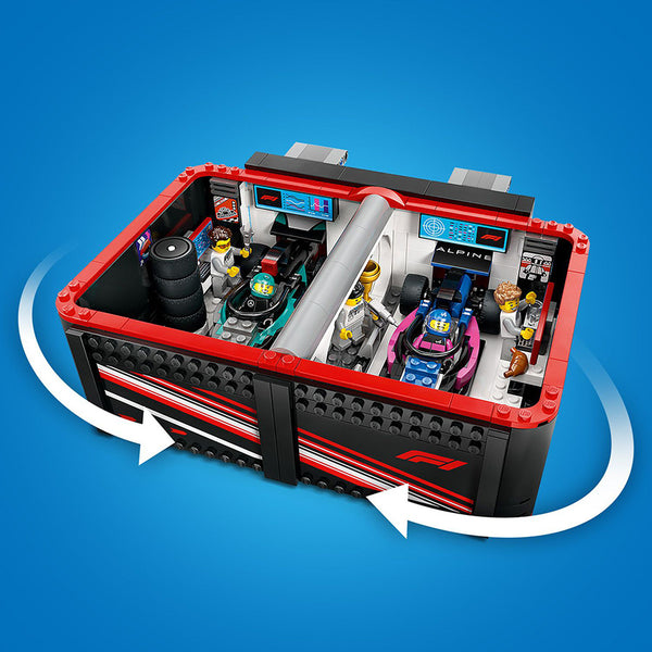 LEGO® City F1® Garage & Mercedes-AMG & Alpine Cars Set 60444