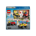 LEGO® City Pizza vs. Fire Truck Race Car Pack Toy Soapbox Racing Set 60458