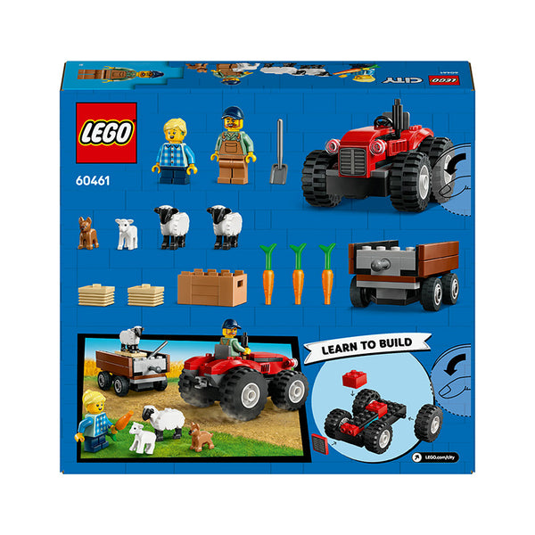 LEGO® City Red Farm Tractor with Trailer & Sheep Toys 60461