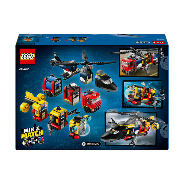 LEGO® City Helicopter, Fire Engine & Submarine Remix 60462