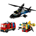 LEGO® City Helicopter, Fire Engine & Submarine Remix 60462