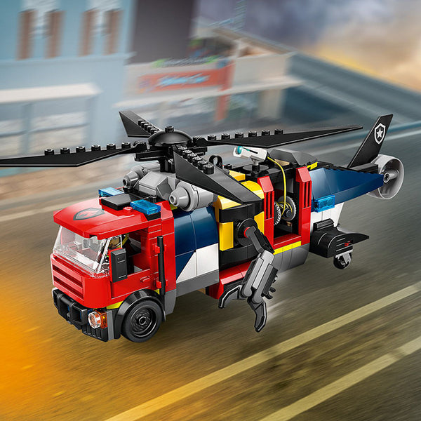 LEGO® City Helicopter, Fire Engine & Submarine Remix 60462