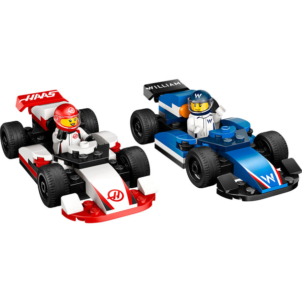 LEGO® City F1® Williams Racing & Haas F1® Race Cars Set 60464