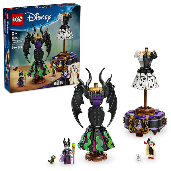 LEGO® ǀ Disney Villains Maleficent’s and Cruella De Vil’s Dresses 43262