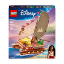 LEGO® ǀ Disney Princess™ Moana’s Adventure Canoe Fantasy Toy Model Kit 43270