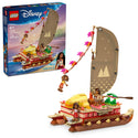 LEGO® ǀ Disney Princess™ Moana’s Adventure Canoe Fantasy Toy Model Kit 43270