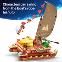 LEGO® ǀ Disney Princess™ Moana’s Adventure Canoe Fantasy Toy Model Kit 43270