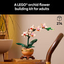 LEGO® ICONS Botanicals Mini Orchid Artificial Plant Set 10343