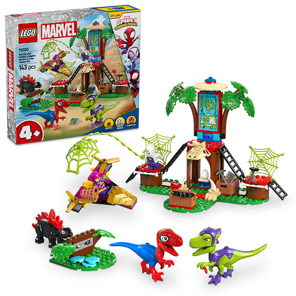 LEGO® Marvel Spidey And His Amazing Friends Spidey and Gobby’s Raptor Battle at Tree House HQ 11200