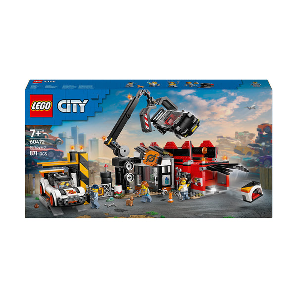 LEGO® City Scrapyard with Cars, Building Toy Set 60472