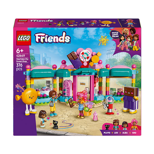 LEGO® Friends Heartlake City Sweet Shop Pretend-Play Set, Role-Play Toy 42649