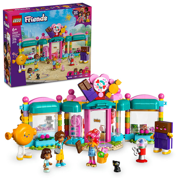 LEGO® Friends Heartlake City Sweet Shop Pretend-Play Set, Role-Play Toy 42649