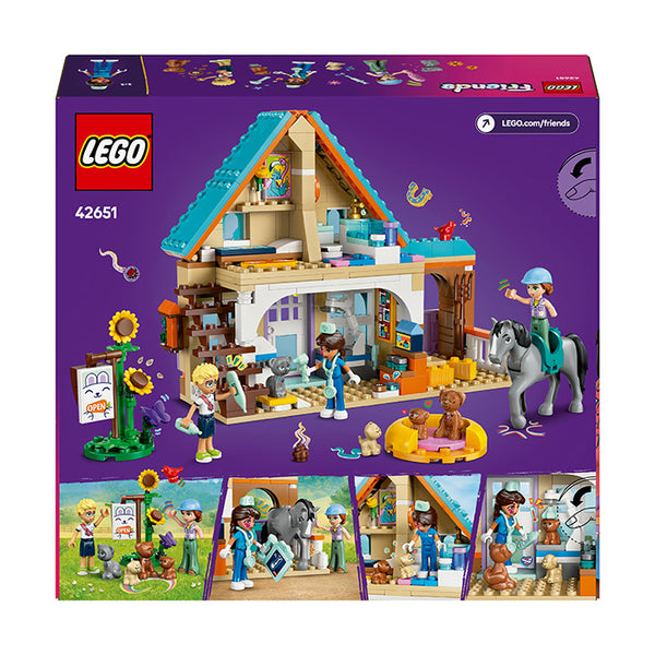 LEGO® Friends Horse and Pet Vet Clinic Pretend-Play Toy 42651