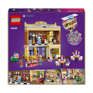 LEGO® Friends Restaurant and Cooking School Pretend-Play Role-Play Toy 42655